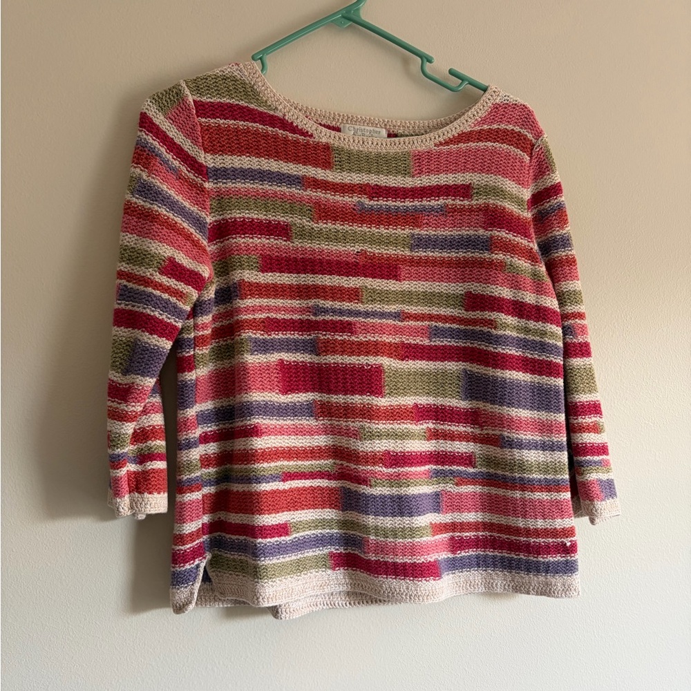 Multicolor Knit Women's Sweater